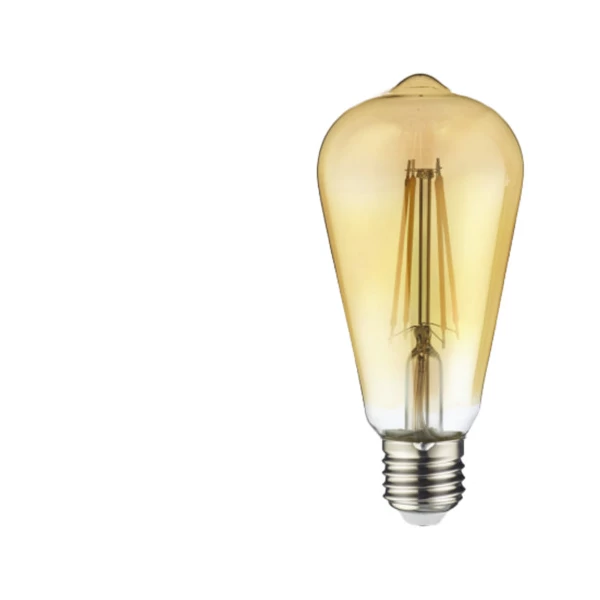 E27 Filament ST64 Gömb 9 Watt 300° 1055 Lm WW Meleg fehér