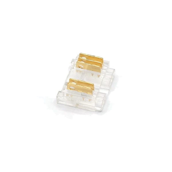 COB LED Szalag átlátszó betápcsatlakozó 12 mm 5 pin szalag+vezeték