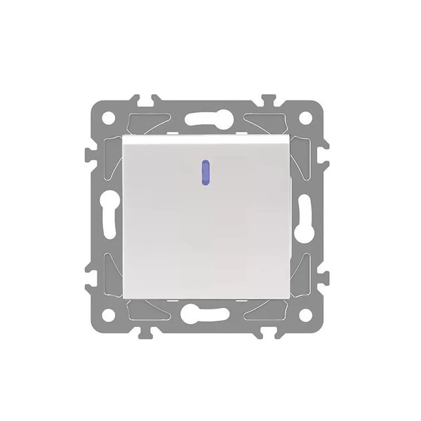 ELDLUX ELDGROUND jelzőfényes váltókapcsoló fehér