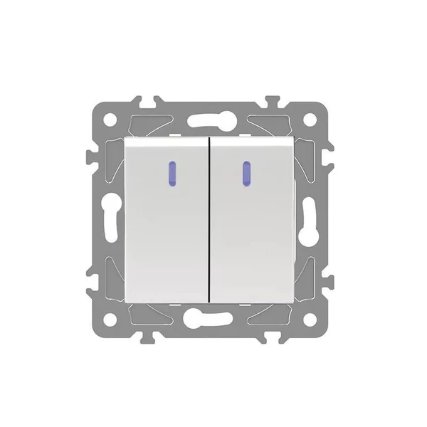 ELDLUX ELDGROUND jelzőfényes csillárkapcsoló fehér