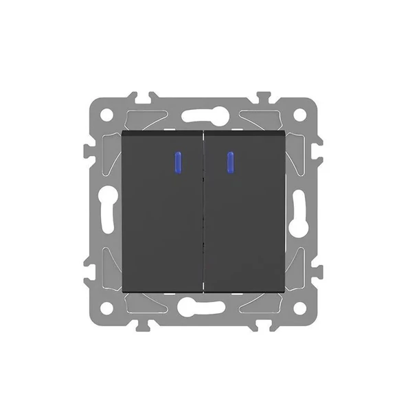 ELDLUX ELDGROUND jelzőfényes csillárkapcsoló fekete