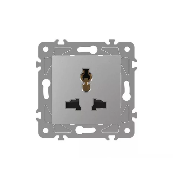 ELDLUX ELDGROUND többfunkciós aljzat ezüst