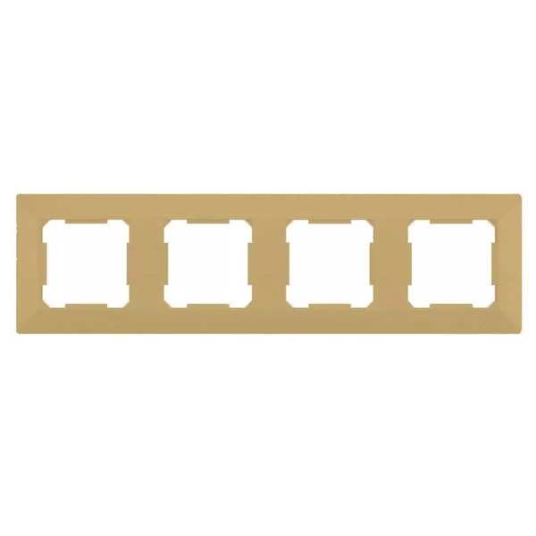 ELDLUX ELDGROUND négyes műanyag keret arany