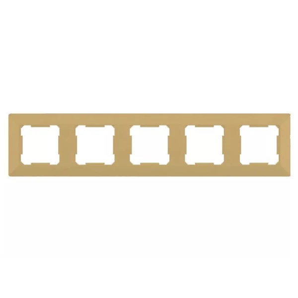 ELDLUX ELDGROUND ötös műanyag keret arany