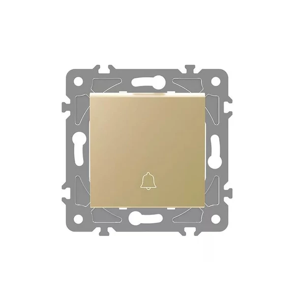 ELDLUX ELDGROUND nyomókapcsoló csengőjellel arany rugós