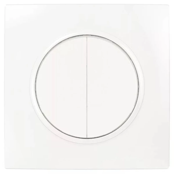 ELDLUX ELDELIN kettős váltókapcsoló (106+6) fehér