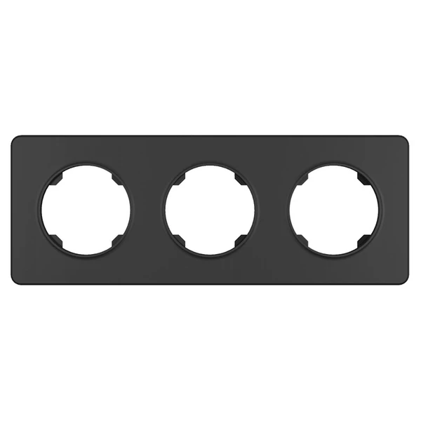 ELDLUX ELDELIN hármas műanyag keret fekete