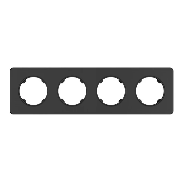 ELDLUX ELDELIN négyes műanyag keret fekete
