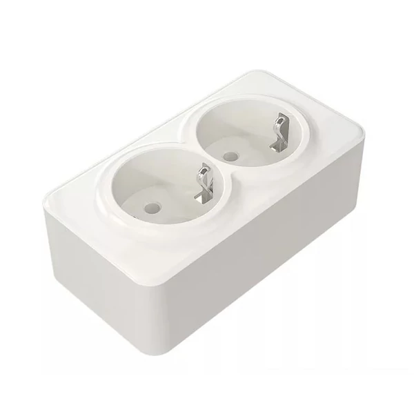 ELDLUX ELDIMPRESS falon kívüli Dupla 2P+F csatlakozóaljzat fehér IP20