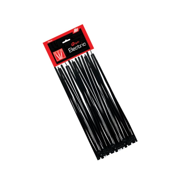 Kábelkötegelő 200x3,6mm fekete Csomag tartalma: 100 db