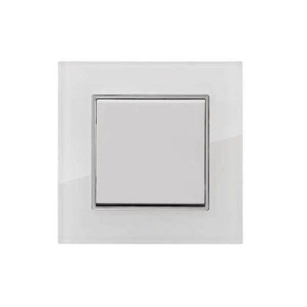 ELDIRA Egyes üveg keret fehér