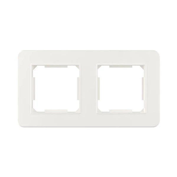 ELDANA Kettes műanyag keret Fehér