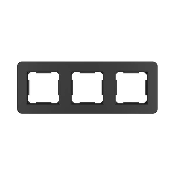 ELDANA Hármas műanyag keret Fekete