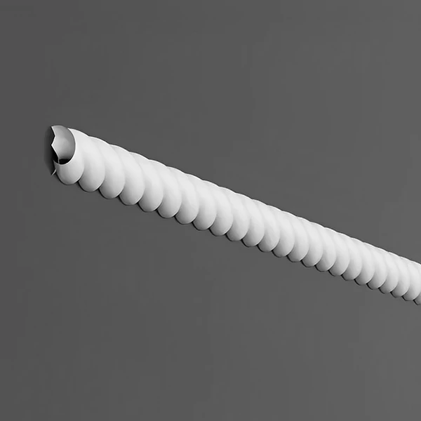 Poliuretán díszléc (CR 700) oldalfali, mennyezeti stukkó ütésálló anyagból