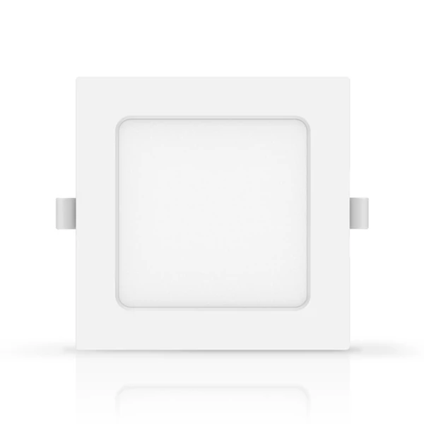 6W Süllyeszthető négyzet LED panel 4000K természetes fehér