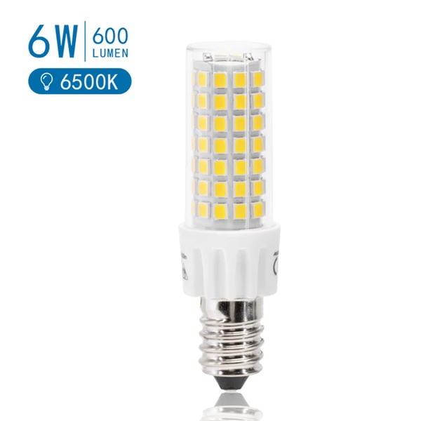 E14 6W LED égő 6500K hideg fehér