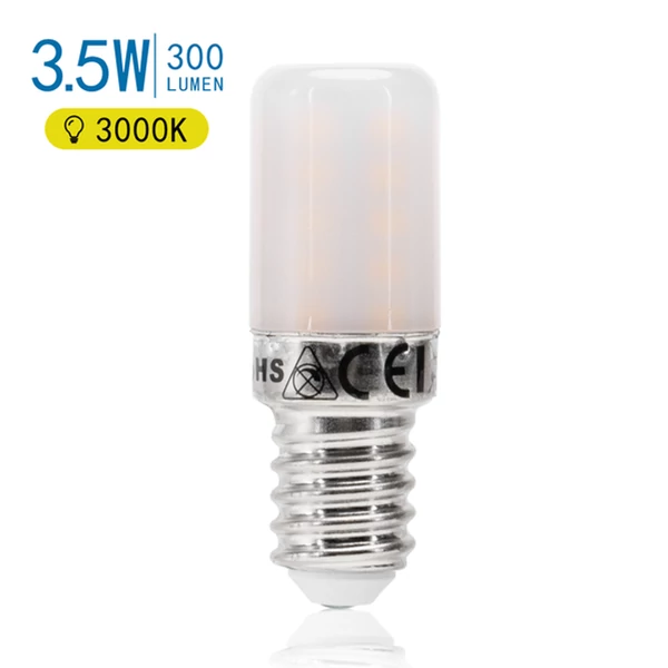 E14 3,5W LED hűtőszekrény égő 3000K meleg fehér