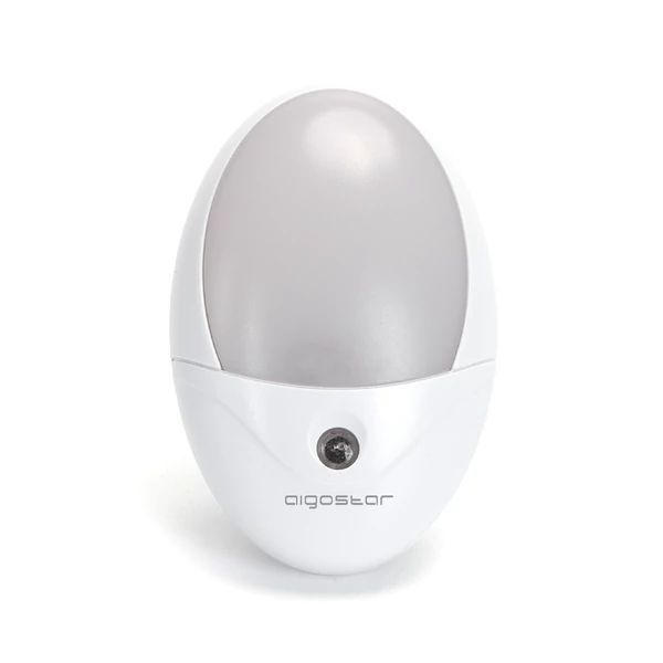 1W LED éjszakai fény nappali/éjszakai mozgásérzékelős meleg fehér 3000K