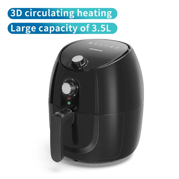 1500 W-os 3,5 literes mechanikus Air fryer