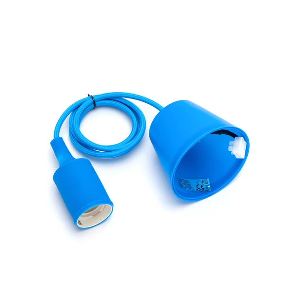 Kék E27 Foglalat Függeszték