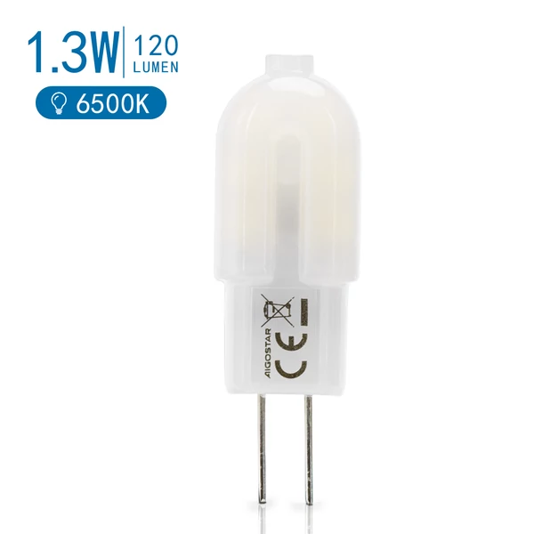 1,3W G4 LED égő hideg fehér 6500K
