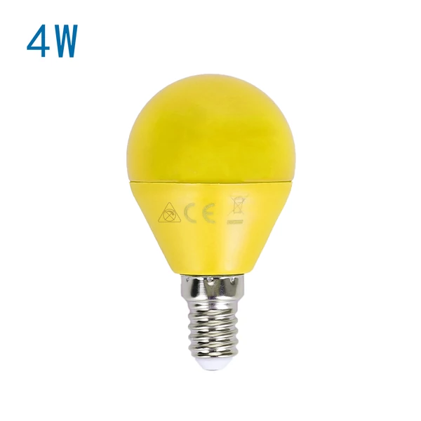E14 4W LED kisgömb égő meleg fehér G45