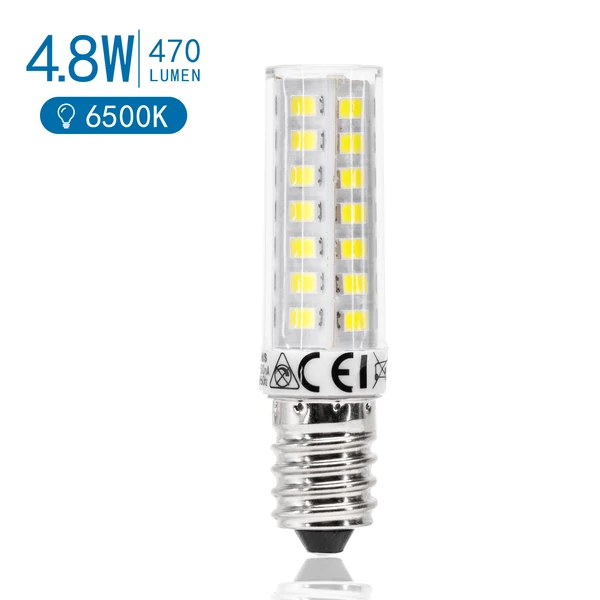 4,8 W E14 MINI LED égő hideg fehér 6500K