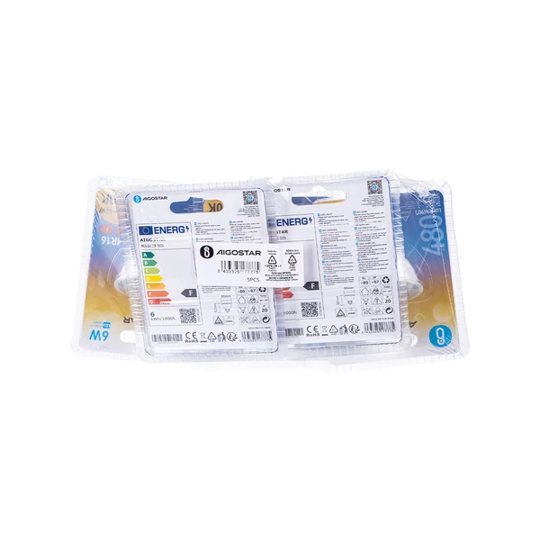 MR16 COB 6W LED égő 3000K meleg fehér