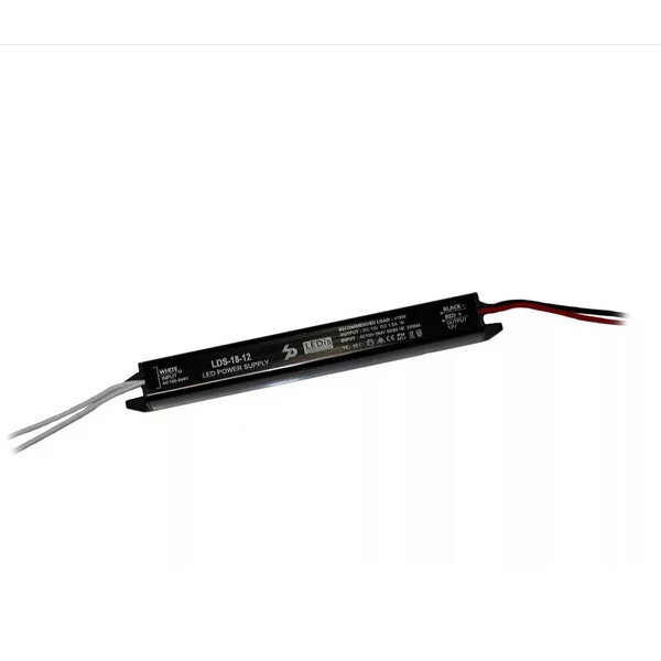 LEDis LDS-18-12, Ultra-slim LED tápegység, 18W / 12V 