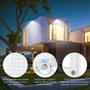 Kép 5/6 - 50W Fehér Házas Slim LED Reflektor Hideg Fehér 4500lm