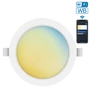 Kép 1/4 - 9W süllyeszthető wifis LED panel kerek 3000-6500K