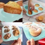 Kép 2/4 - Szilikon muffinsütő-forma - 6 adagos