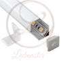Kép 1/5 - Ledprofiles Sarok aluprofil  90°-os opál fedéllel 2 méteres szál