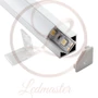Kép 1/5 - Ledprofiles Sarok aluprofil  normál opál fedéllel  2 méteres szál