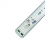 Kép 4/8 - EcoLight 120 cm-es armatúra 2x18 W-os víztiszta fedéllel