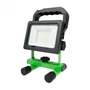 Kép 1/8 - EcoLight 20 W-os natúrfehér hordozható LED reflektor  újratölthető akkumlátorral