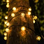 Kép 4/7 - MasterLED Napelemes gömb alakú girland 20 led 4 85 m