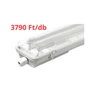 Kép 1/2 - MasterLED 120 cm-es armatúra 2x18 W-os víztiszta fedéllel natúr fehér LED fénycsövekkel 2 dobozos csomagár