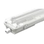Kép 1/2 - MasterLED 120 cm-es armatúra 2x18 W-os víztiszta fedéllel natúr fehér LED fénycsövekkel