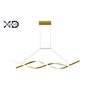 Kép 1/2 - MasterLED XD XUDO 37W-os  120 cm-es arany színű függesztett mennyezeti lámpa