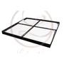 Kép 2/3 - MasterLED  60 W-os szögletes 60x60 cm natúr fehér  fekete keretes falon kívüli led panel