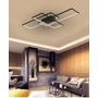 Kép 2/2 - MasterLED Galaxis Pegaz 130 W-os  105x50 cm fekete LED távirányítós mennyezeti lámpa