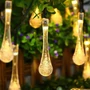 Kép 4/4 - MasterLED Napelemes csepp alakú girland 40 led 7 85 m