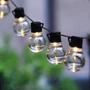 Kép 2/6 - MasterLED Napelemes kerek alakú 20 LED-es  4 85 m hosszúságú girland
