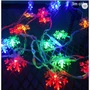 Kép 1/2 - MasterLED RGB hópehely alakú fényfüzér 20 LED  3m