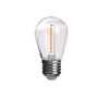 Kép 1/2 - MasterLED ST14 filamentszálas LED izzó  UV álló PC  1W meleg fehér  E27  5 db-os készlet