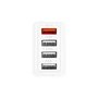 Kép 2/3 - MasterLED gyorstöltő 20 W-os 4 x USB-A fehér adapter