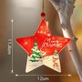 Kép 1/3 - MasterLED karácsonyi csillag alakú dísz 11 5cm-es  2700K