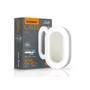 Kép 1/4 - Videx Gala 11 W-os 190x113 mm ovális alakú natúr fehér  fehér mennyezeti lámpa IP65-ös védettségű