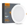 Kép 1/6 - Videx 18 W-os süllyesztett natúr fehér  kör alakú LED-es mennyezetlámpa